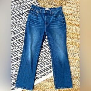Madewell | Slim Demi Boot Jeans Womens Size 30 Medium Wash Mid Rise